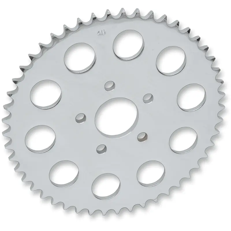 DRAG SPECIALTIES Rear Sprocket - Flat - Chrome - 51 Tooth - Big Twin 16423P