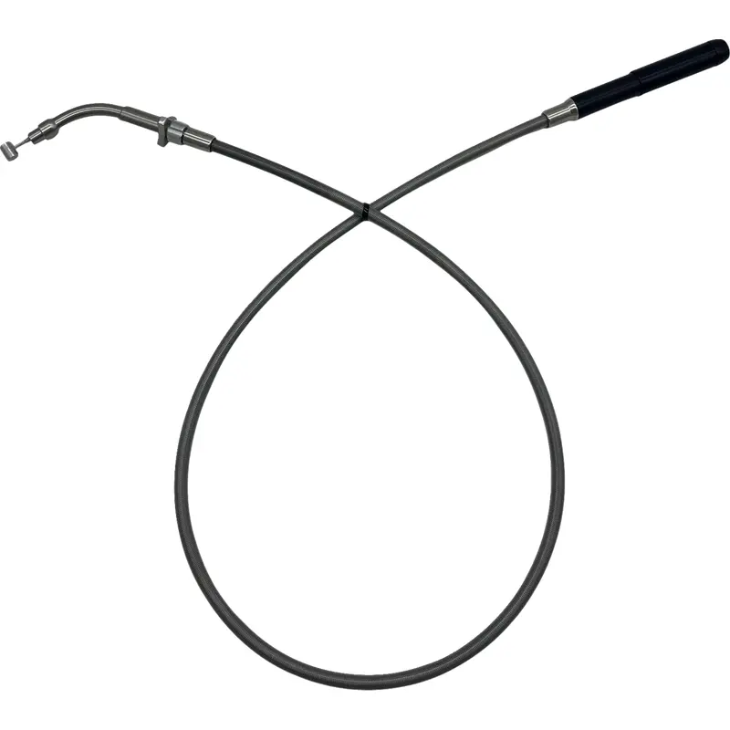 FAT BAGGERS INC. EZ Install Upper Clutch Cable - FLHX/FLTR,SE - +10" - Braided 108010