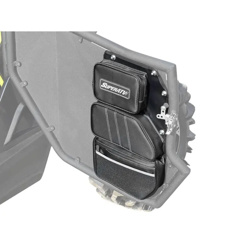 SuperATV Heavy Duty Door Bags for Can-Am Maverick with SuperATV Doors - Pair