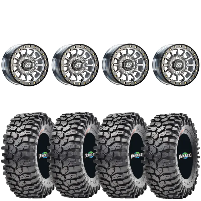 Sedona Sano beadlock machined on Maxxis Roxxzilla | 4/156 4+3 (+10mm)
