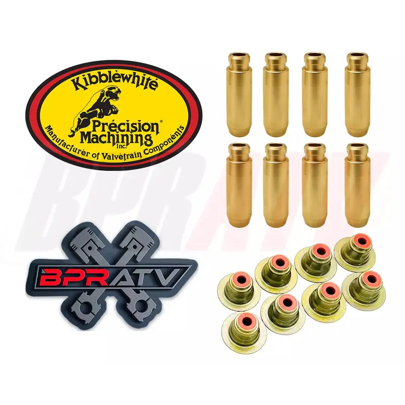 14-17 Polaris RZR XP1000 Kibblewhite Head Intake Exhaust Valve Guides RED Seals