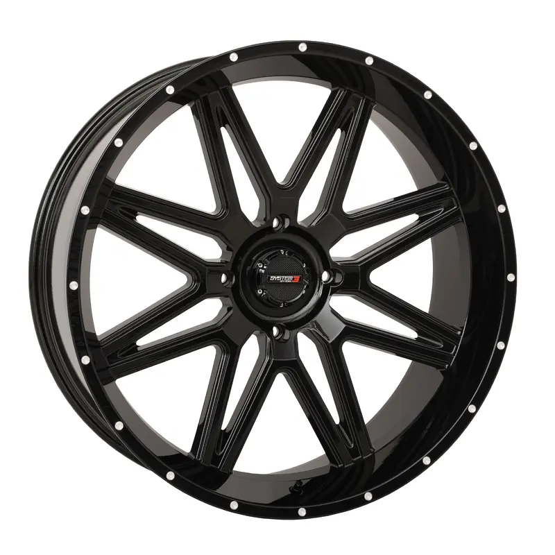 ST7 WHEEL 24X9 5+4 (0MM) 4/137 GLOSS BLACK