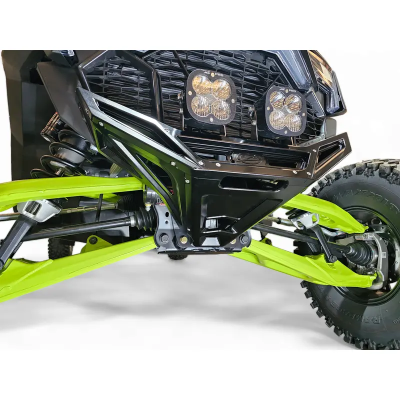 2022-2025 Polaris RZR Pro R/ Turbo R Machined Billet Front Winch Bumper (Black Anodize)