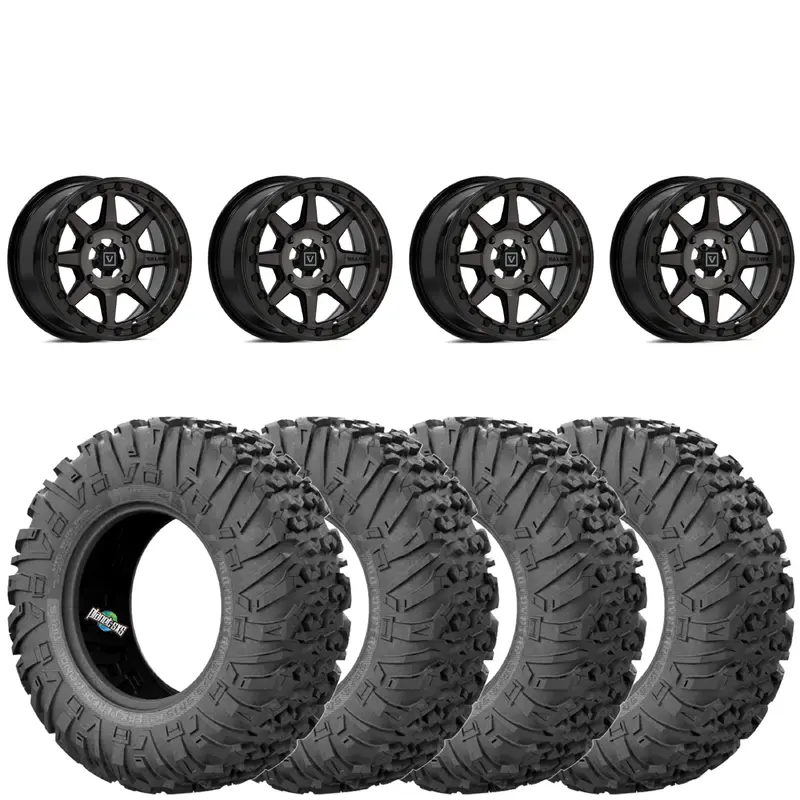 Valor Offroad V13 Dark Tint 5/4.5 4+3 mounted on EFX Motovators