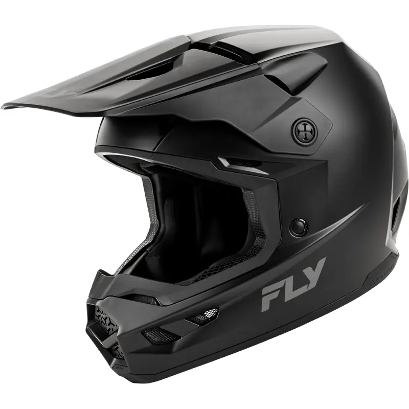 Youth Kinetic Solid Helmet Matte Black Yl