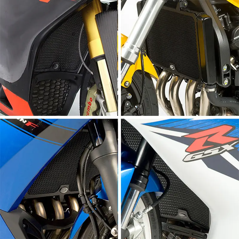 Radiator Guard Ducati 2 Piece R&G Black (RAD0117BK)