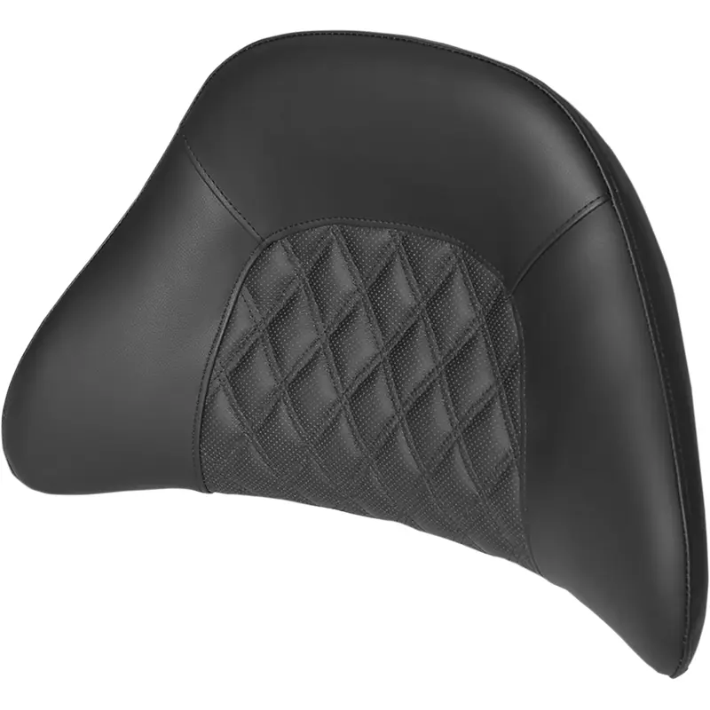 SADDLEMEN Tour-Pak? Backrest Pad - Lattice Stitched - Black 01-11884LS