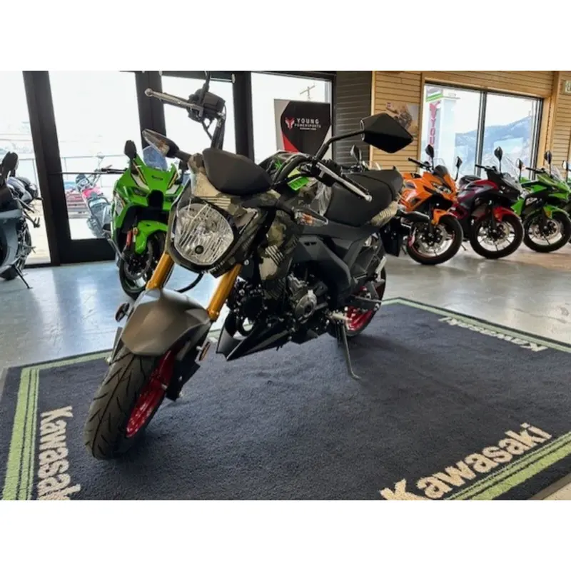 New 2025 Kawasaki Z125 PRO Cypher Camo Beige