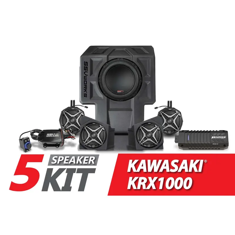 2020-2024 Kawasaki KRX1000 2-Seater A-Spec 5-Speaker SSV Works Audio-Kit