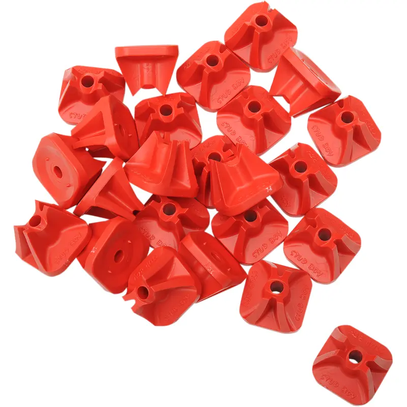 STUD BOY Single Backer Plates - Red - 24 Pack 2513-P1-RED