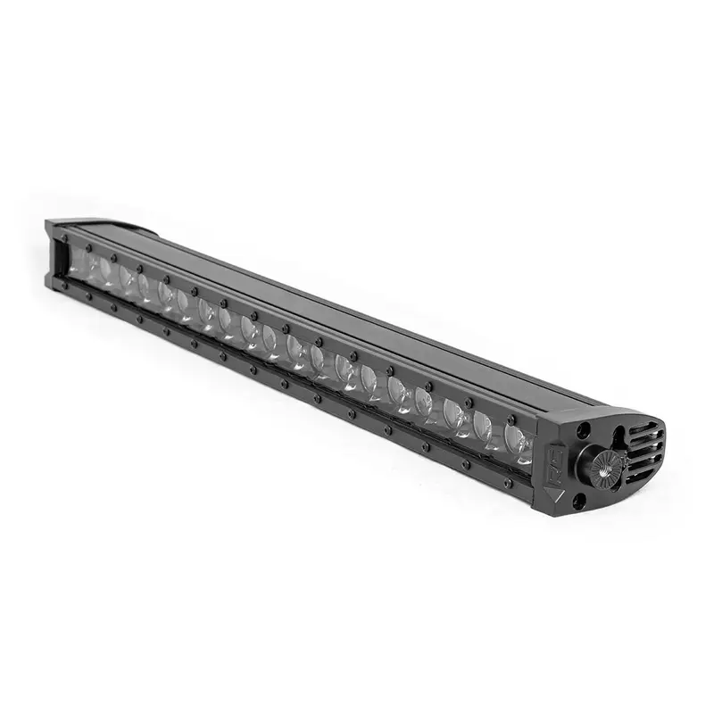 20 Inch Black Series LED Light Bar | Single Row | Cool White DRL | 70720BLDRL