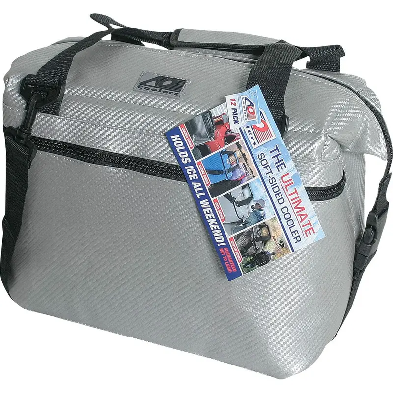 CARBON COOLER 36/PK SILVER 21"X10"X12"