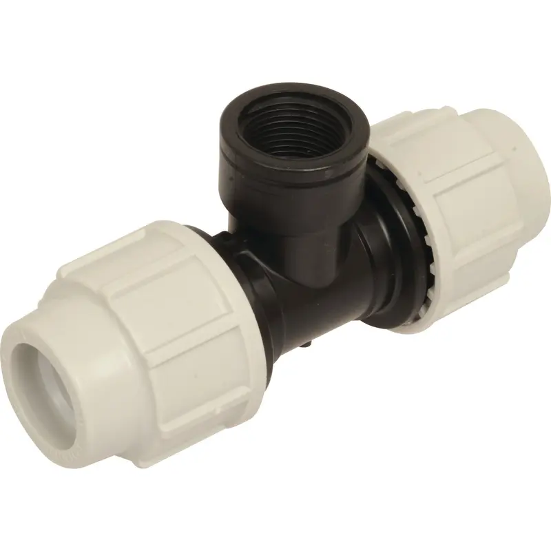 90 Tee with Threaded Female Offtake - 25mm x 3/4 | Sparex Part No.S.106898