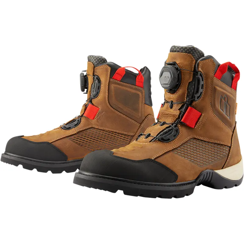 ICON Stormhawk Boots - Brown - Size 11 3403-1168