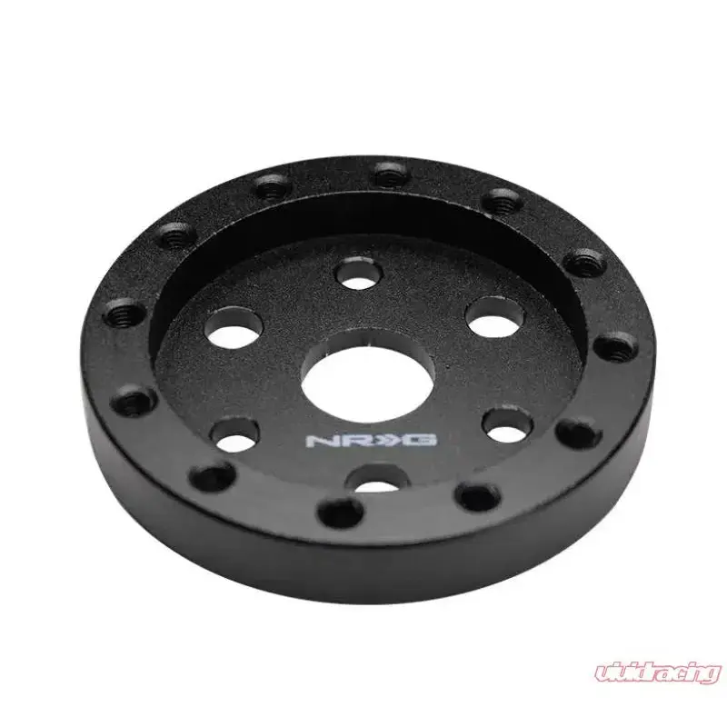 NRG 0.5 Inch Steering Wheel Adapter 3 Hole to 6 Hole Black
