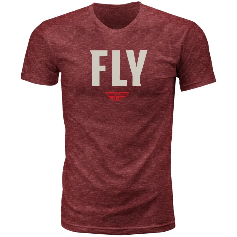 Fly Wfh Tee Red Heather Md
