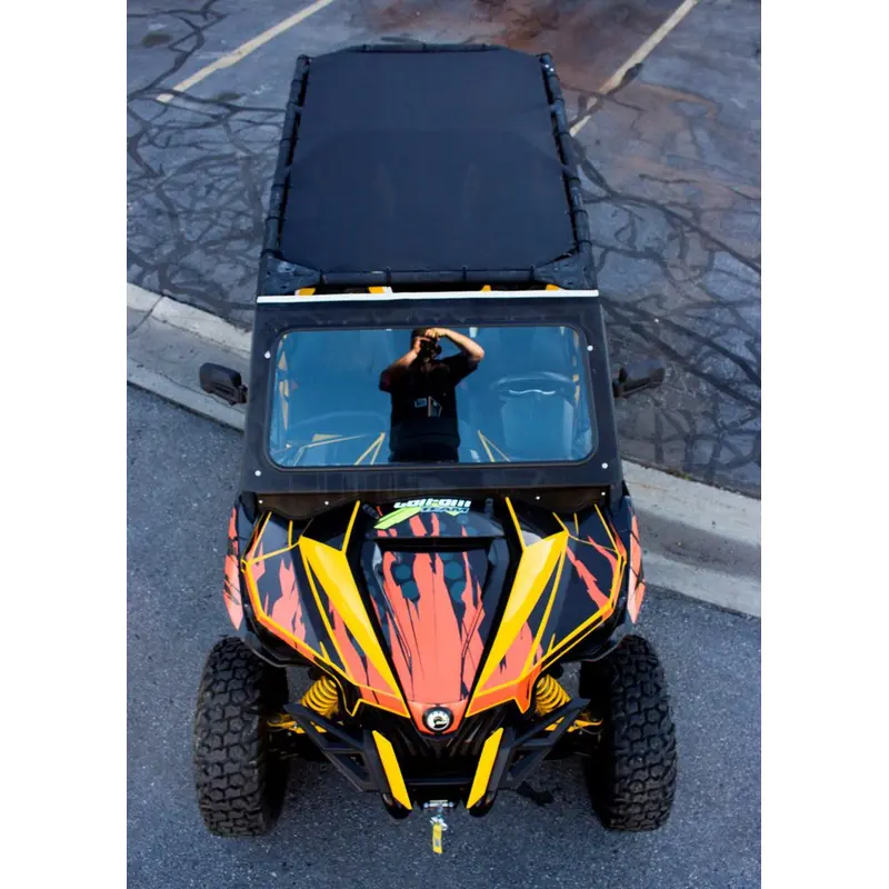 Motoroof Shade Roof  CanAm Commander Max  4 Door  Black