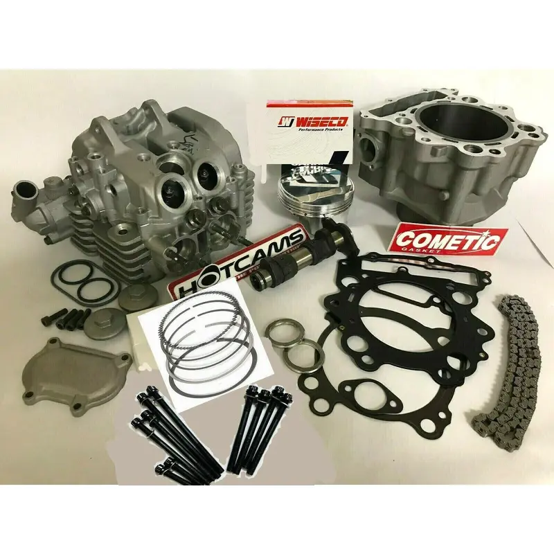 Rhino Grizzly 660 Cylinder Head Assembled Valves 102mm Big Bore Mudbuster Cam