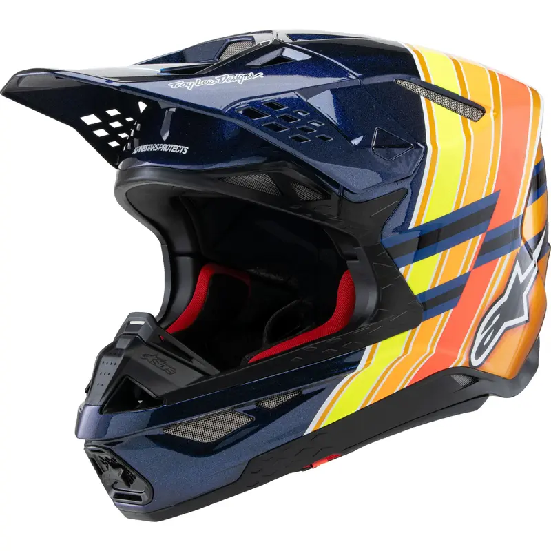 S M10 Tld Edition 25 Helmet Drk Blu/Org/Ylw Fluo/Red Xs