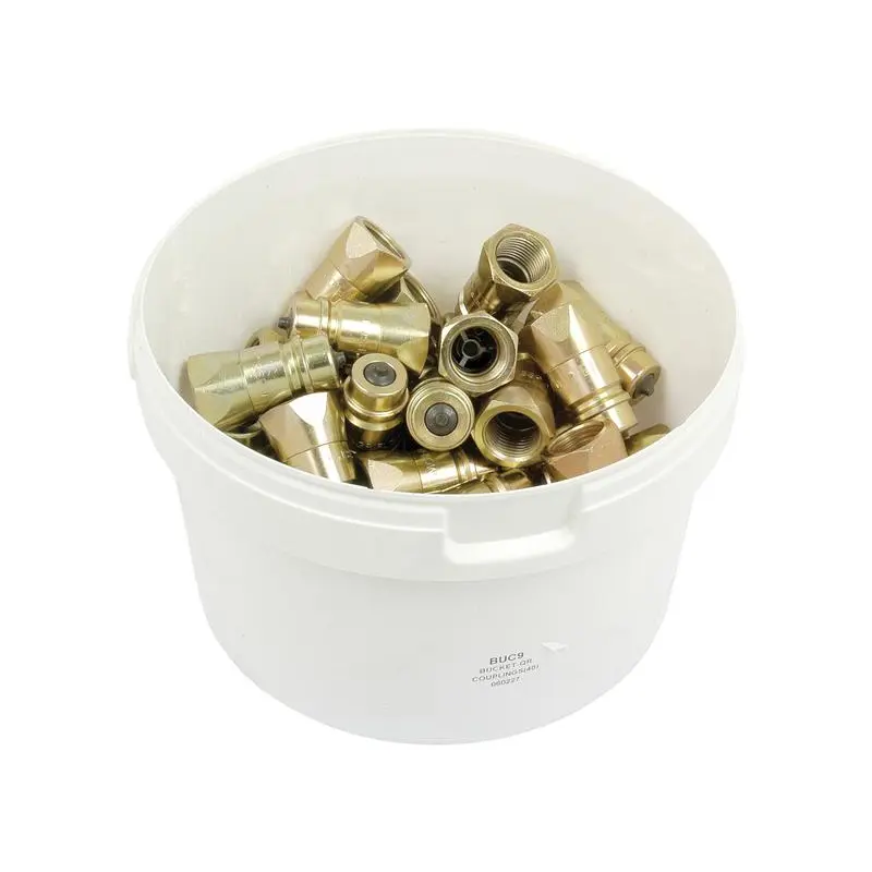 Large Bucket 40 pcs. QR Hyd Coupling M  1/2'' Body x 1/2'' BSP F - Sparex Part No. S.164190