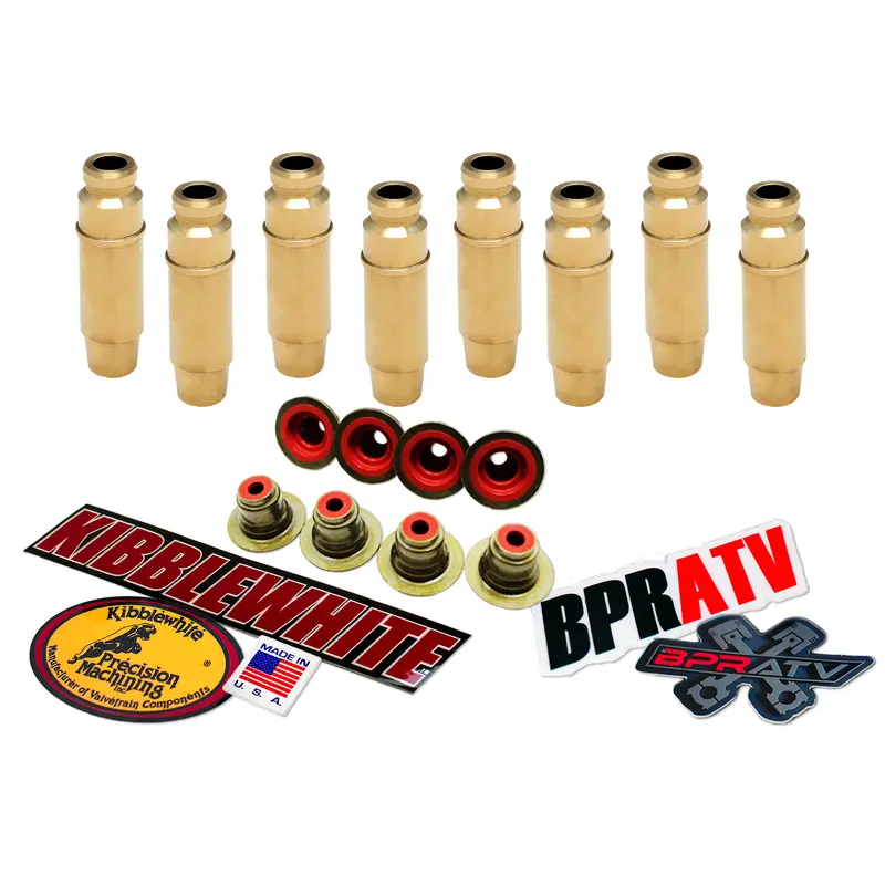 13-14 Polaris RZR XP 900 Kibblewhite Head Intake Exhaust Valve Guides RED Seals