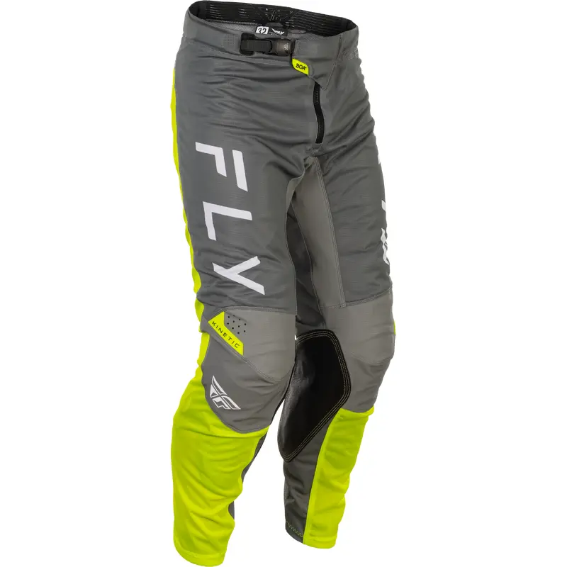 Kinetic Mesh Center Pants Grey/White/Hi Vis Sz 28