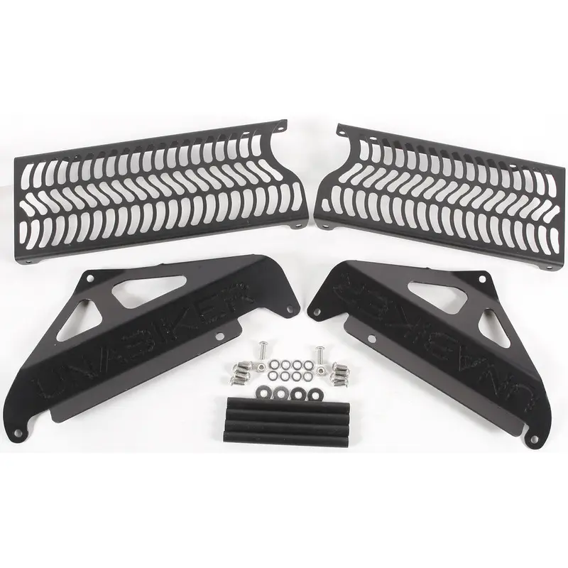 UNABIKER RADIATOR GUARD (BLACK) KKX09250F-K