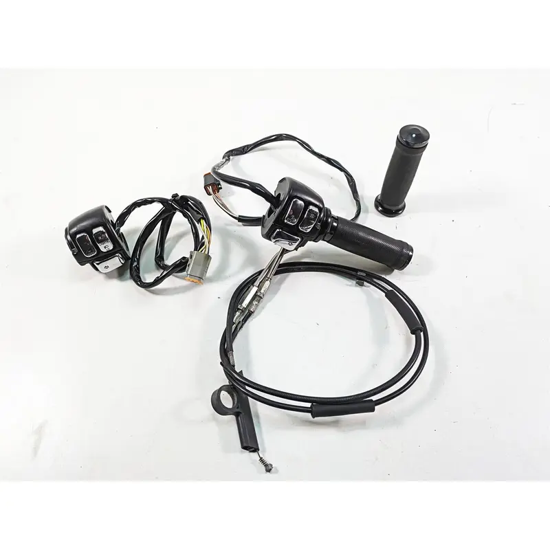 2006 Harley Sportster XL1200 Hand Control Switch + Chrome Button Set 71597-96B