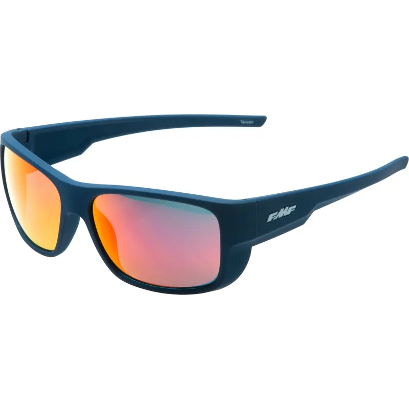 Throttle Sunglass Mt Petrol Blue / Red Mirror