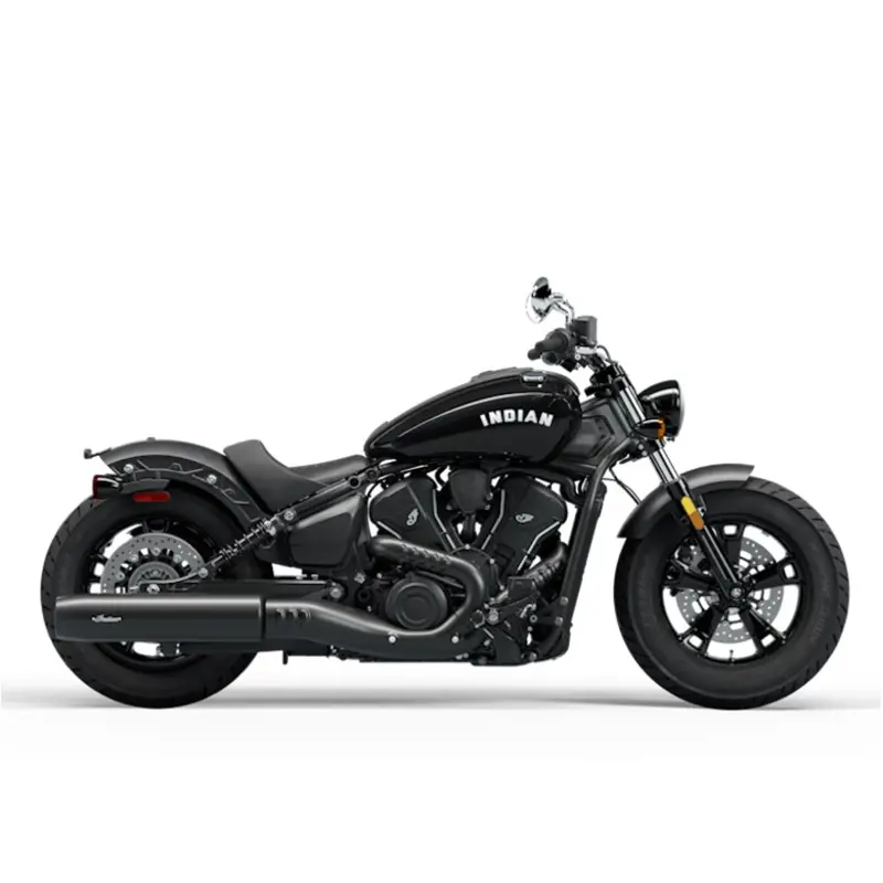 New 2025 Indian Motorcycle Scout Sixty Bobber Black Metallic