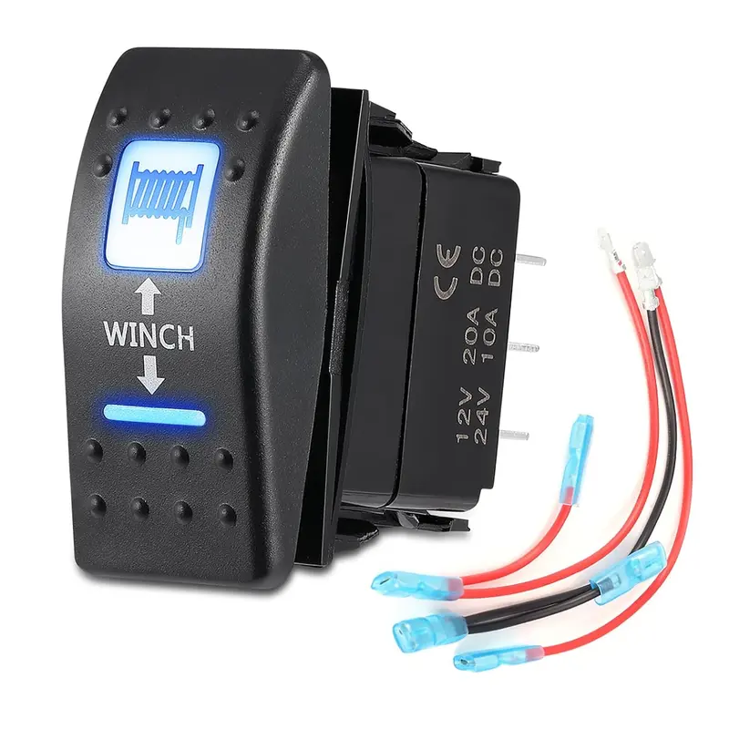 7Pin Winch Rocker Switches For Polaris, Can-Am