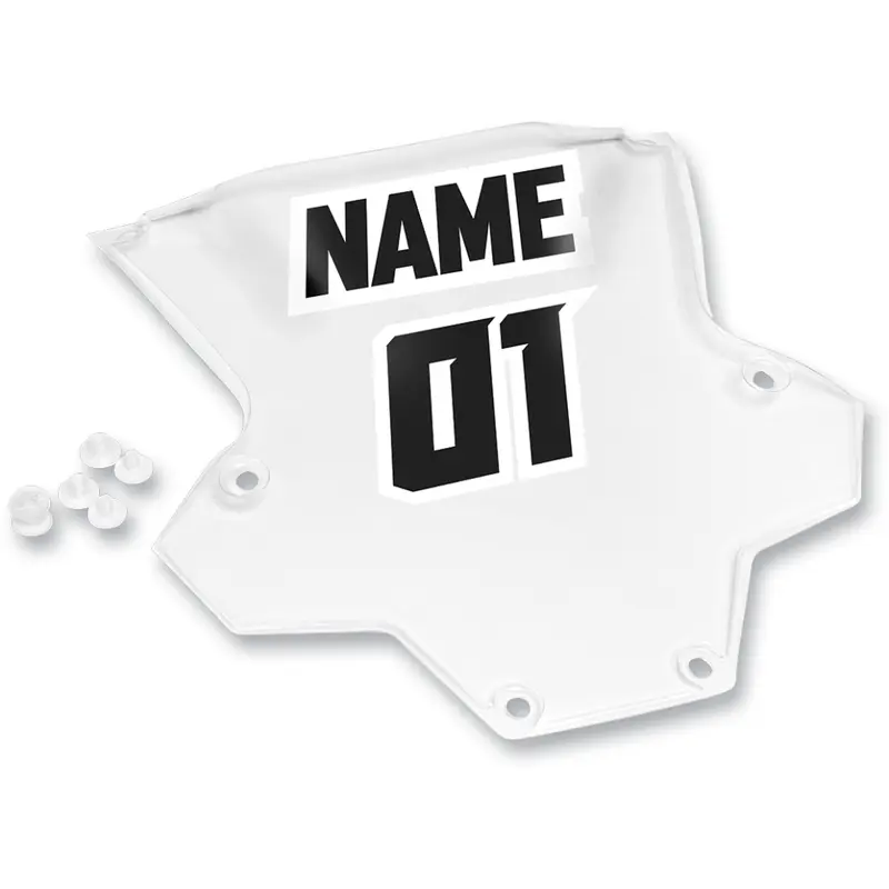 Thor Sentinel XP Roost Deflector Clear Number Plate