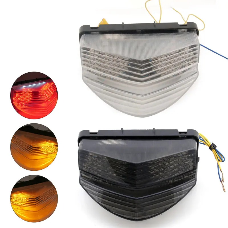2001-2003 Honda CBR 600 F4i Integrated LED TailLight Turn Signals Clear