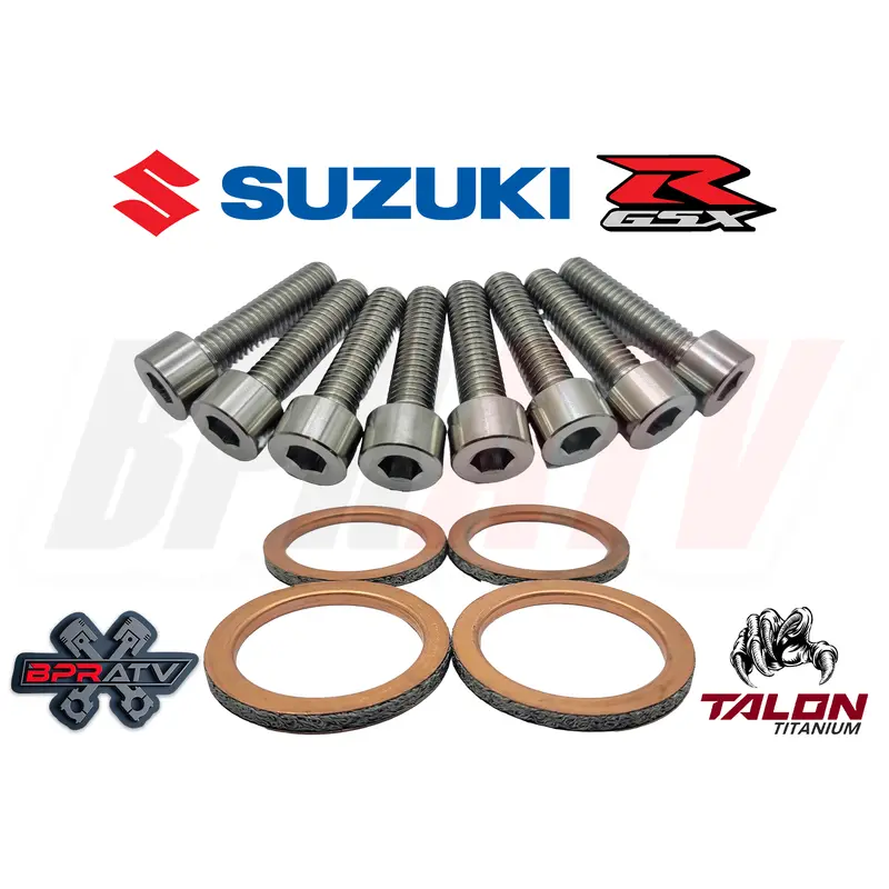 Suzuki GSX1300R GSX 1300R Hayabusa TITANIUM Exhaust Manifold Gasket Repair Kit