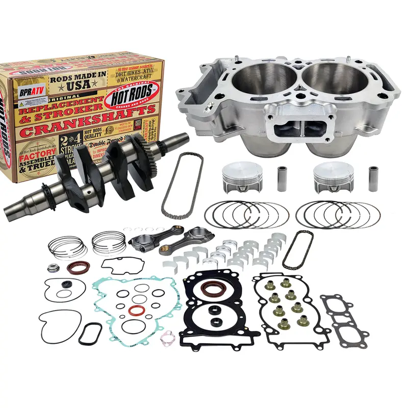 16-18 Polaris RZR XP TURBO MD Complete Engine Rebuild Kit Crank Cylinder Pistons