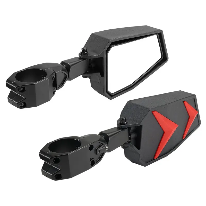 UTV Side View Mirrors for 1.75- 2" Roll Bar Fit Polaris Ranger
