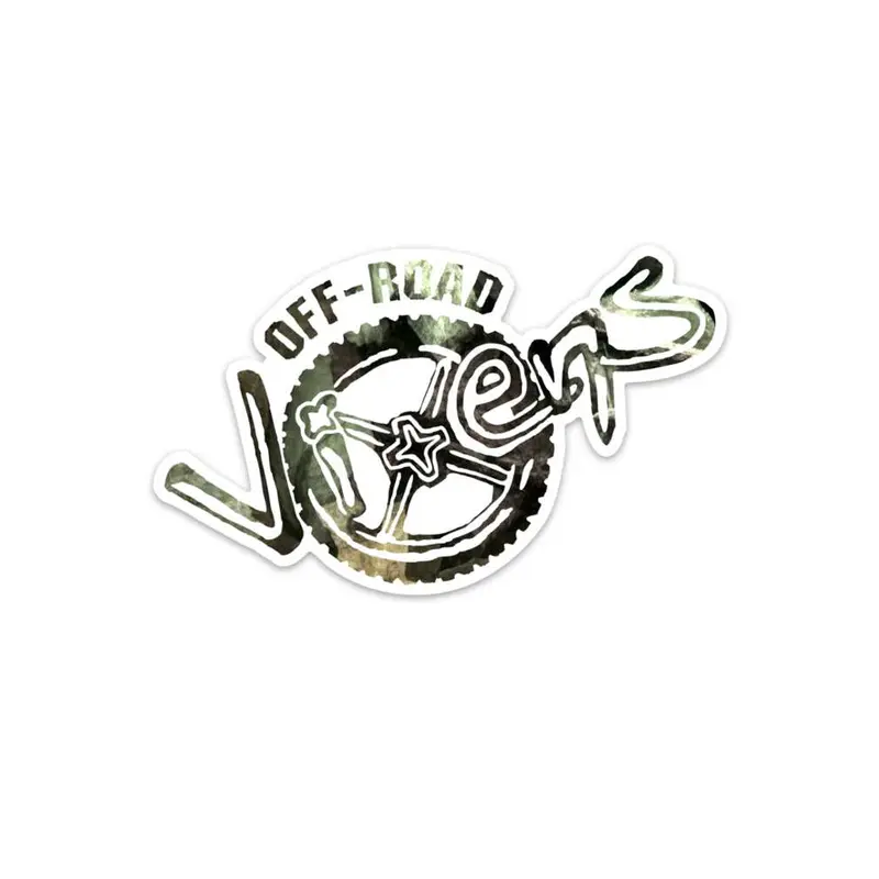 Camo Logo Printed Decal 5" x 3"