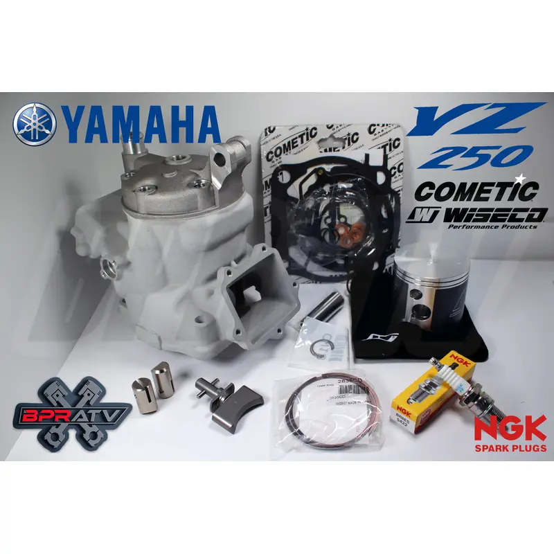 YZ250 YZ 250 BIG BORE Cylinder 72mm Cylinder Head Power Valve Wiseco Top End Kit