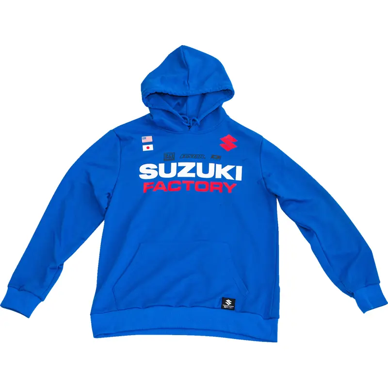 D'COR VISUALS Suzuki Factory Sweatshirt - Blue - 2XL 85-214-5