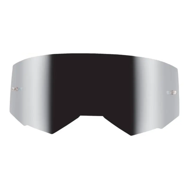 FLY GOGGLE SINGLE LENS SILV MIR/SMK w/POST