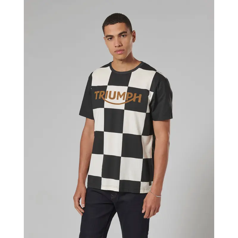 Triumph CULLEN T-SHIRT - BLACK / BONE