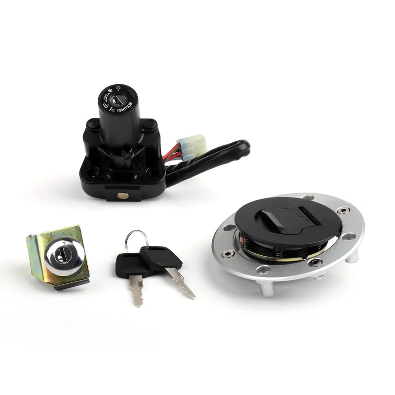 99-07 Suzuki GSX1300R Hayabusa Ignition Switch Gas Cap + Seat Lock + Keys