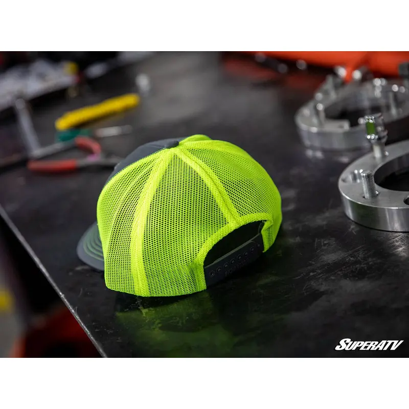 Green and Gray SuperATV Trucker Hat