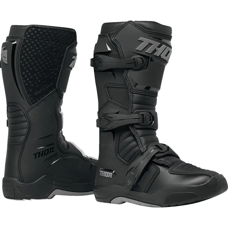 THOR Women's Blitz XR Boots - Black/Gray - Size 9 3410-3146