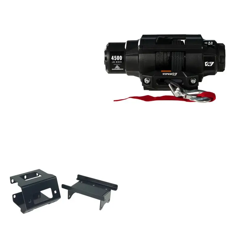 Viper 4500lbs V3 Winch Black Rope With Mount For Polaris Sportsman XP 550 2009-2014