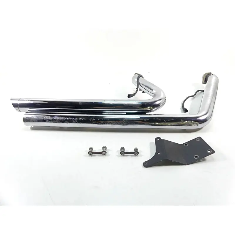 2010 Harley FXDF Dyna Fat Bob Vance Hines Big Shots Staggered Exhaust 47339