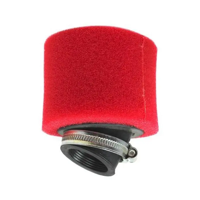 Air Filter - 38mm ID - Dual Stage - 50cc-125cc Engine - Angled