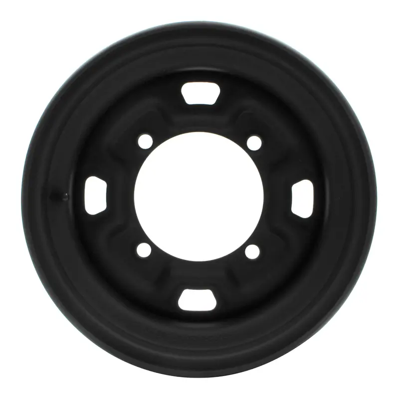 Whites ATV/UTV Steel Rim 12x7 Polaris Front & Rear 4/156 +12.7 - Black