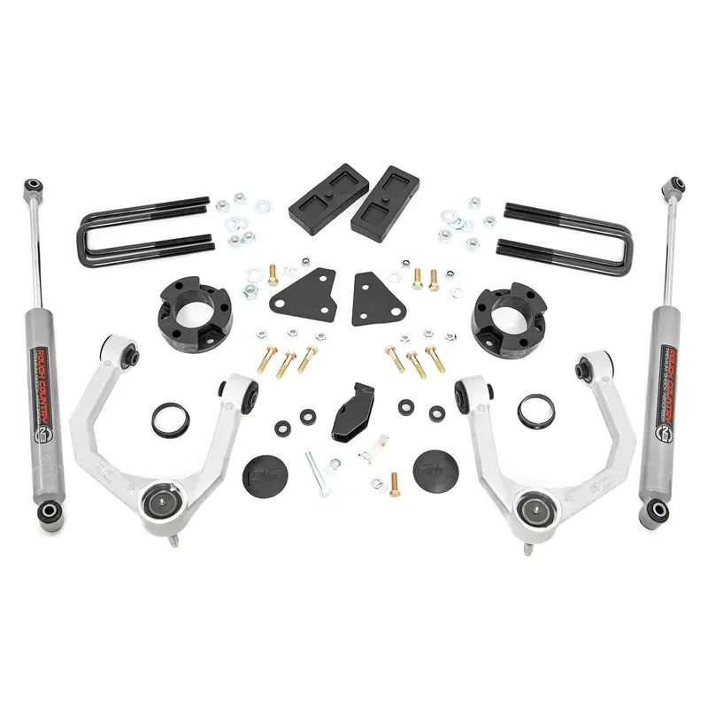 3.5 Inch Lift Kit | N3 | Cast Steel Knuckles | Ford Ranger 4WD (2019-2023) | 500011