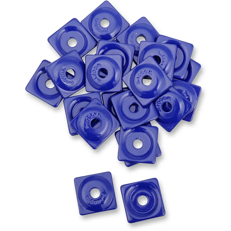 WOODY'S Support Plates - Blue - 5/16" - 48 Pack ASW2-3795-48